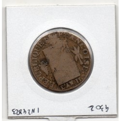 1 sol aux balances 1793 D. Dijon B+, France pièce de monnaie