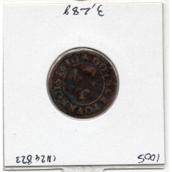 Double Tounois 1630 D Lyon TTB Louis XIII pièce de monnaie royale