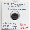 Indes Française, Pondichéry Louis XV Double Fanon 1715-1774 Sup, Lec 27 pièce de monnaie