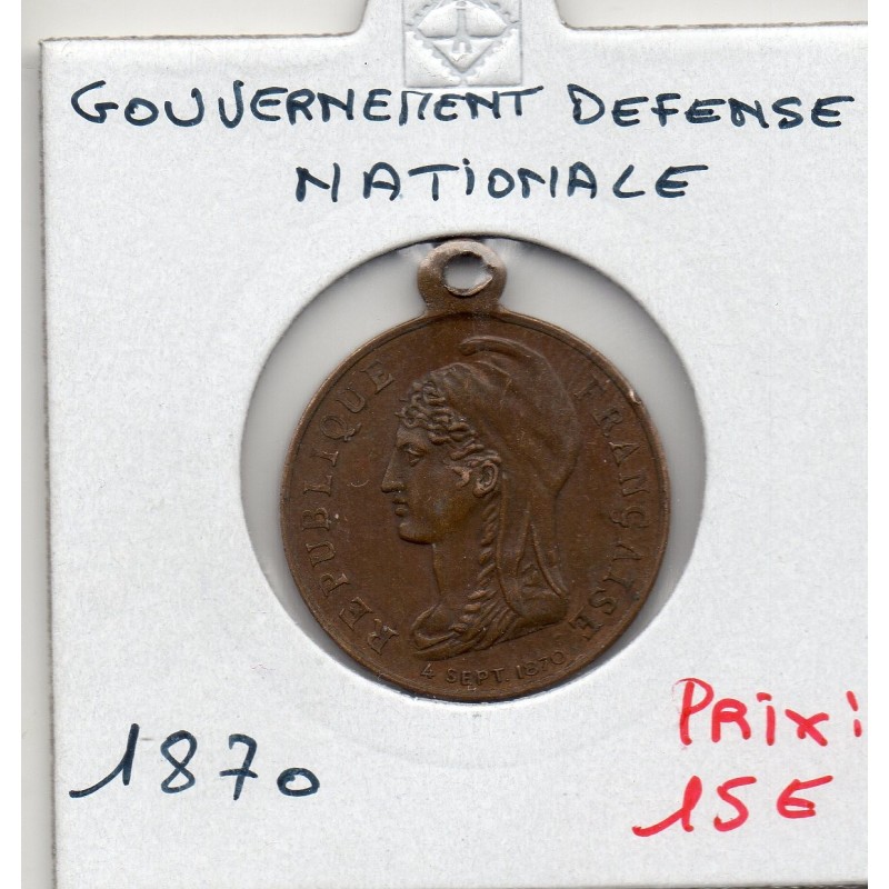 medaille du gouvernement de défense national 1870