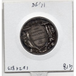 Medaille Napoléon III Acte de dévouement 1866 Argent