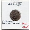 Denier de Dreux 1er type Louis VI (1108-1137) pièce de monnaie royale