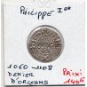 Denier d'Orleans Philippe 1er (1060-1108) pièce de monnaie royale