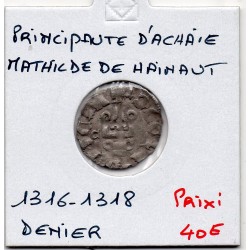 Croisade Principauté d'Achaie, Mathilde de Hainaut (1316-1318) denier