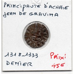 Croisade Principauté d'Achaie, Jean de Gravina (1318-1333) denier