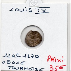 Obole Tournoise Louis IX (1245-1270) pièce de monnaie royale