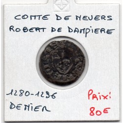 Nivernais, Comté de Nevers, Ribert de Dampiere (1280-1296) denier