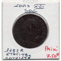 Sol 1782 R Orleans TB+ Louis XVI pièce de monnaie royale