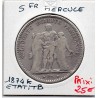 5 francs Hercule 1874 K Bordeaux TTB-, France pièce de monnaie