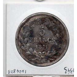 5 francs Cérès avec légende 1871 K TTB, France pièce de monnaie