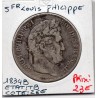 5 francs Louis Philippe 1834 B Rouen TB, France pièce de monnaie