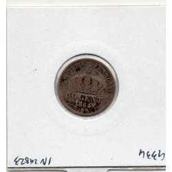 50 centimes Napoléon III tête laurée 1864 BB Strasbourg B, France pièce de monnaie
