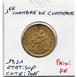 Bon pour 1 franc Commerce Industrie 1921 Sup, France pièce de monnaie