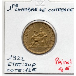 Bon pour 1 franc Commerce Industrie 1922 Sup, France pièce de monnaie