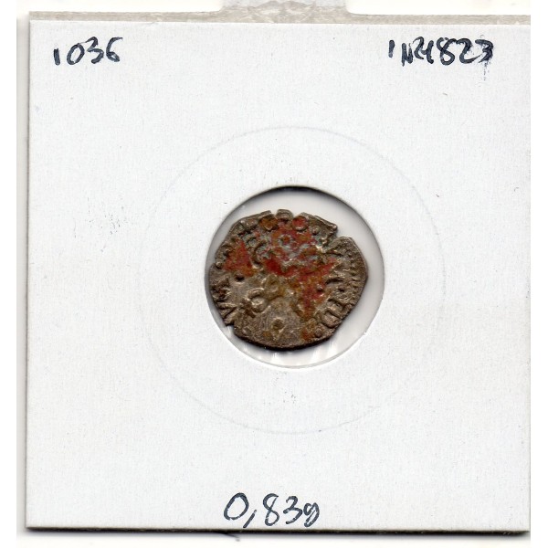 Navarre, Henri III de Navarre (1584) St Palais liard HM au blason