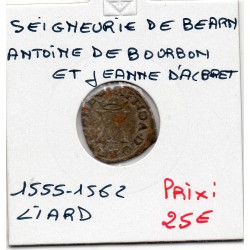 Bearn et Navarre, Antoine de Bourbon et Jeanne d'Albret (1555-1562) liard