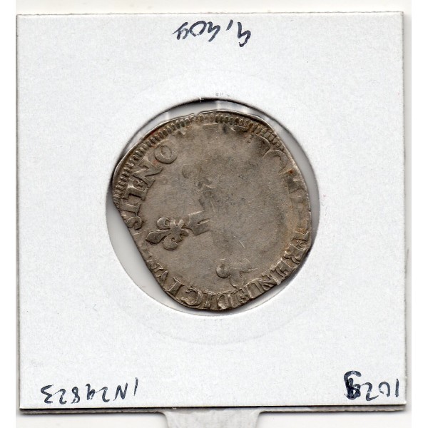 Double sol Parisis 2eme type 1578 M Toulouse Henri III pièce de monnaie royale