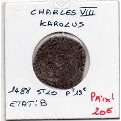 Karolus Charles VIII (1488) St Lo pièce de monnaie royale