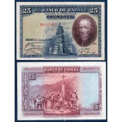 Espagne Pick N°74b, TTB Billet de banque de 25 pesetas 1928