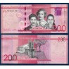 Republique Dominicaine Pick N°191f, neuf Billet de banque de 200 Pesos 2014