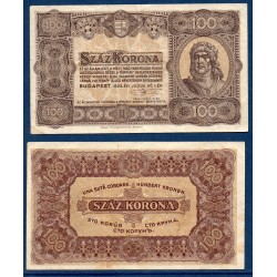 Hongrie Pick N°73, Billet de banque de 100 korona 1923