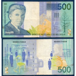 Belgique Pick N°149, TB Billet de banque de 500 Francs Belge 1998