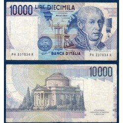 Italie Pick N°112d TB Billet de banque de 10000 Lire 1984