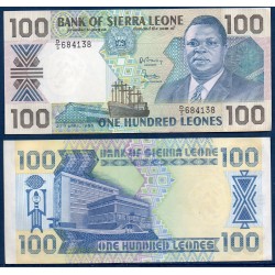 Sierra Leone Pick N°18a, Billet de banque de 100 leones 1988