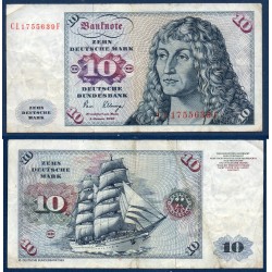 Allemagne RFA Pick N°31d, TB Billet de banque de 10 Mark 1980