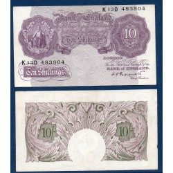 Grande Bretagne Pick N°366, TTB de 10 shillings 1940-1948