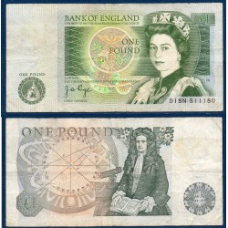 Grande Bretagne Pick N°377a, TB Billet de banque de 1 livre 1978-1980