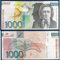 Slovénie Pick N°32a, TB Billet de banque de 1000 Tollarjev 2003