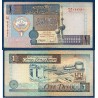 Koweit Pick N°25a, TB Billet de banque de 1 Dinar 1994