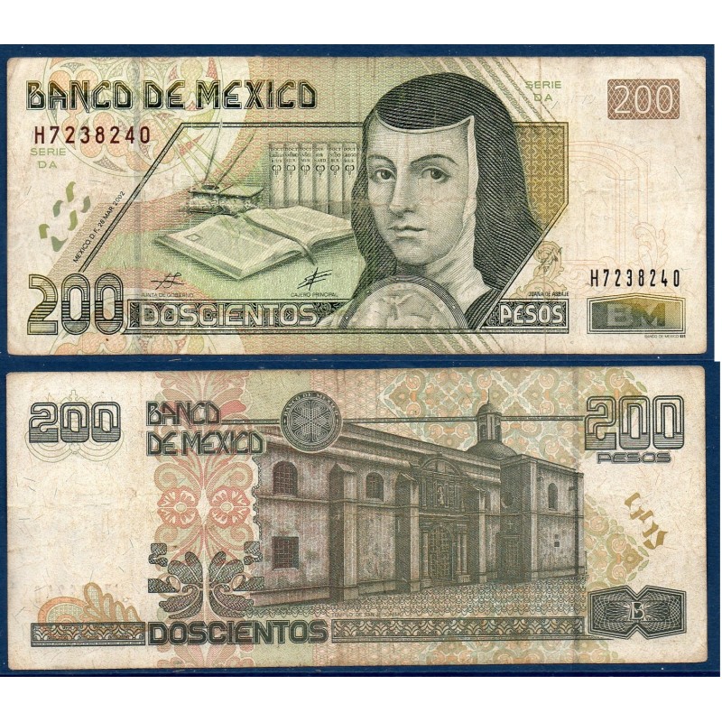 Mexique Pick N°119b, TB Billet de Banque de 200 pesos 26.3.2002