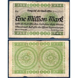 Essen Gross Notgeld B 1 million mark, 12.8.1923