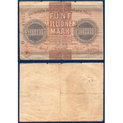 Hochst a Main Notgeld TB 5 millions mark, 10.8.1923