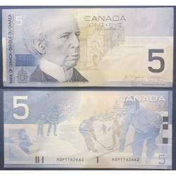 Canada Pick N°101d, TTB Billet de banque de 5 dollar 2005