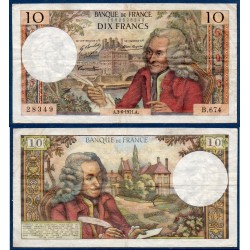 10 Francs Voltaire TB 3.6.1971 Billet de la banque de France