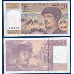 20 Francs Debussy Spl 1990 série B31 Billet de la banque de France