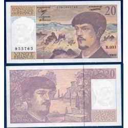 20 Francs Debussy Spl 1990...
