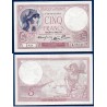 5 Francs Violet Sup 4.11.1939 Billet de la banque de France