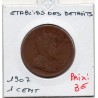Etablissement des Détroits 1 cent 1903 TB, KM 19 pièce de monnaie