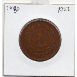 Etablissement des Détroits 1 cent 1903 TB, KM 19 pièce de monnaie