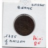 Suisse Canton Berne 1/2 Batzen 1785 TB, KM 91 pièce de monnaie