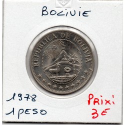 Bolivie 1 peso boliviano...
