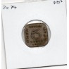 Ceylan 5 cents 1912 TB, KM 108 pièce de monnaie