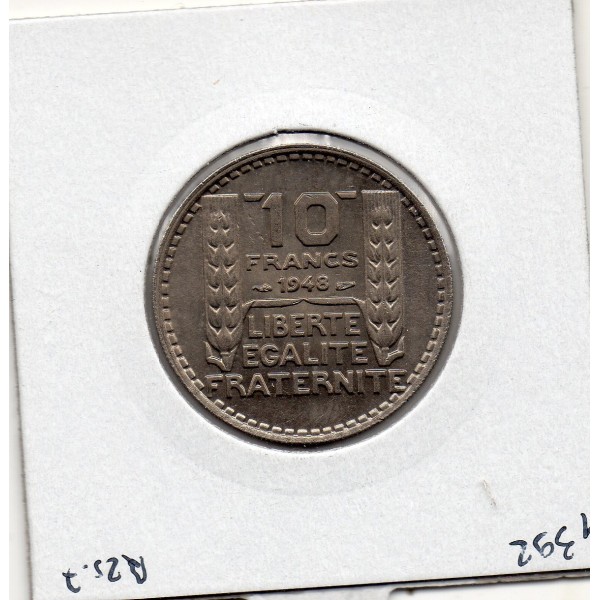 10 francs Turin 1948 Spl, France pièce de monnaie
