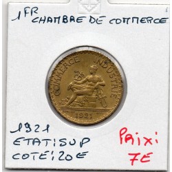 Bon pour 1 franc Commerce Industrie 1921 Sup, France pièce de monnaie