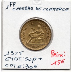 Bon pour 1 franc Commerce Industrie 1925 Sup+, France pièce de monnaie