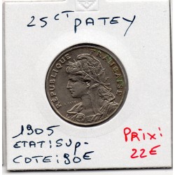 25 centimes Patey 1905...